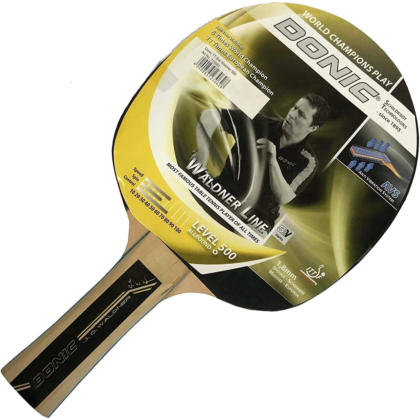 DONIC Waldner 500 Table Tennis Bat