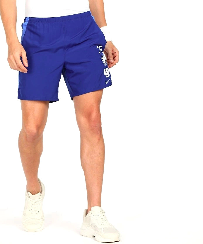 Nike Solid Men Blue Sports Shorts