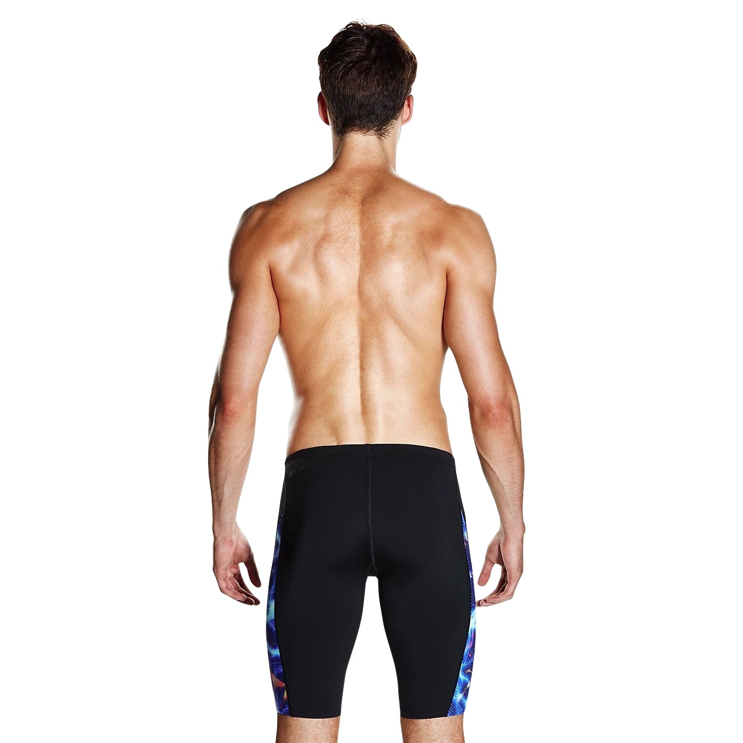 Speedo Male Swimwear Storm Wave Allover Digital V Panel Jammer