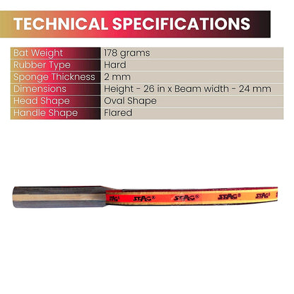 Stag 5 Star Table Tennis Bat