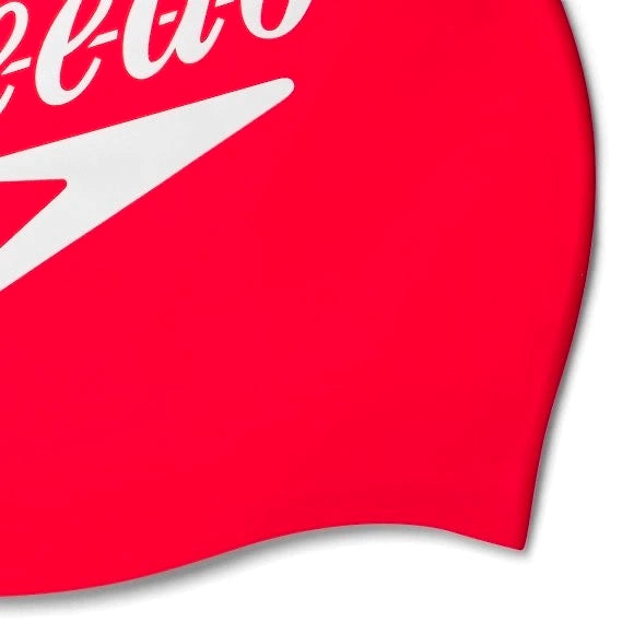 SPEEDO 80838514614 Slogan Print Senior Swim Cap