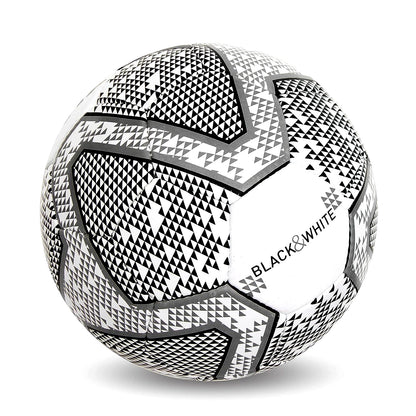 Nivia Synthetic Rubber Black And White Football