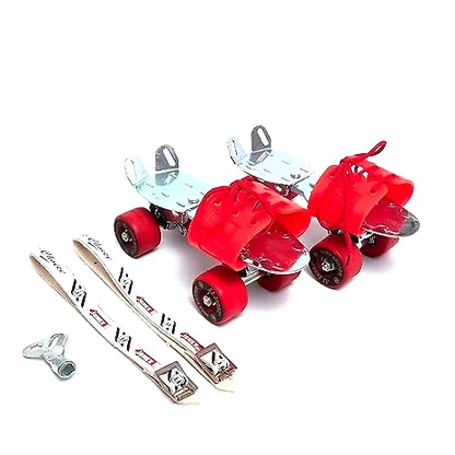 JJ JONEX Deluxe with Brake Adjustable Quad Roller Skates