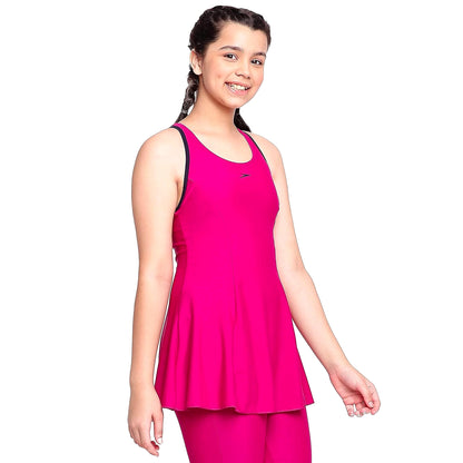 Speedo Racer Back Swimdress with Boyleg, Girls