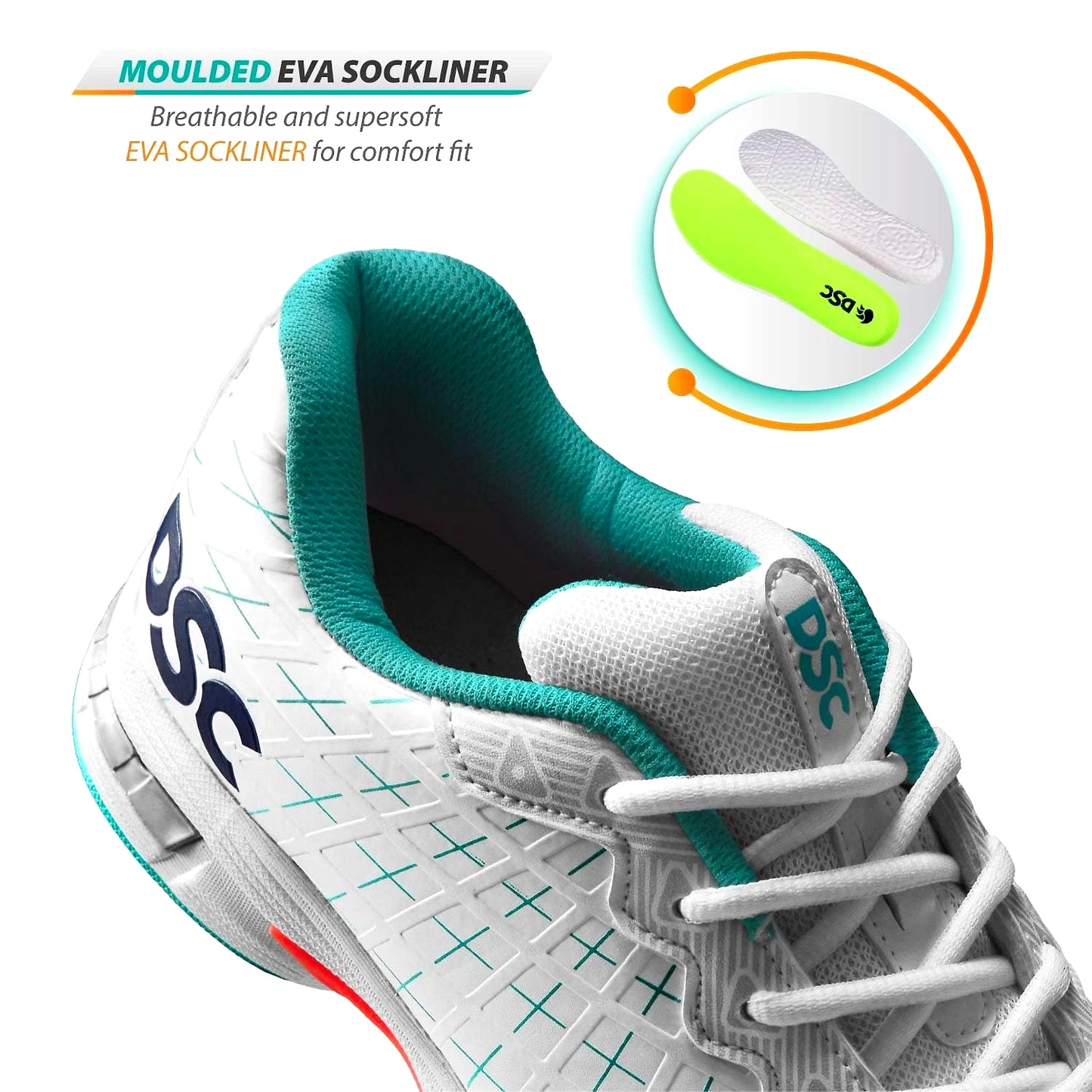 DSC Biffer 22 Cricket Shoes for Men: Comfortable and Stylish Athletic Shoes with Advanced Technology for Superior Performance