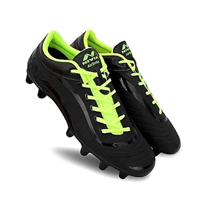 Nivia 1229BK Airstrike Football Studs for Men - Lightweight and Durable Football Shoes for Optimal Performance