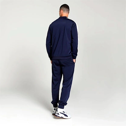 Puma Men's Baseball Tricot Suit: Sporty, Retro-Inspired Tracksuit with Recycled Materials for a Sustainable Choice