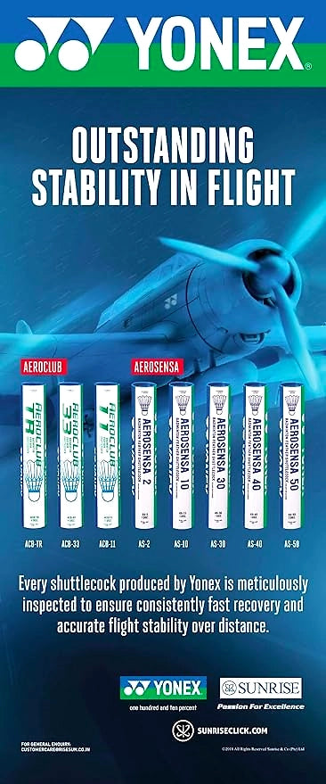 YONEX Aerosensa 30 Feather Shuttlecocks