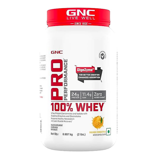 GNC Pro Performance 100% Whey Protein Powder
