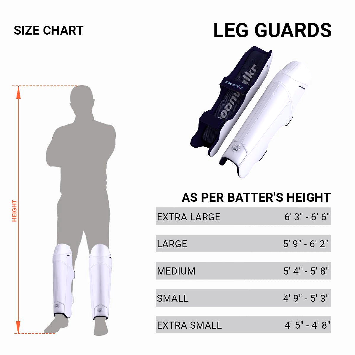 Moonwalkr Leg Guard 2.0 Cricket Batting Pads