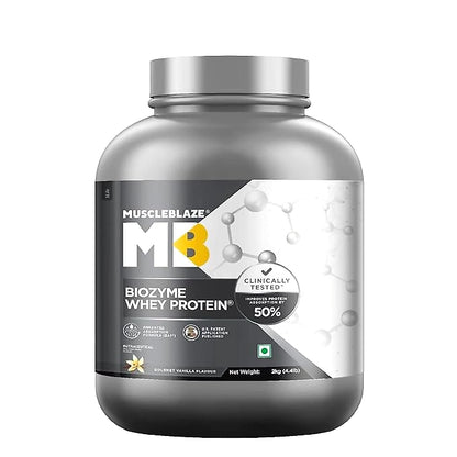 MuscleBlaze Biozyme Whey Protein (2 kg / 4.4 lb)