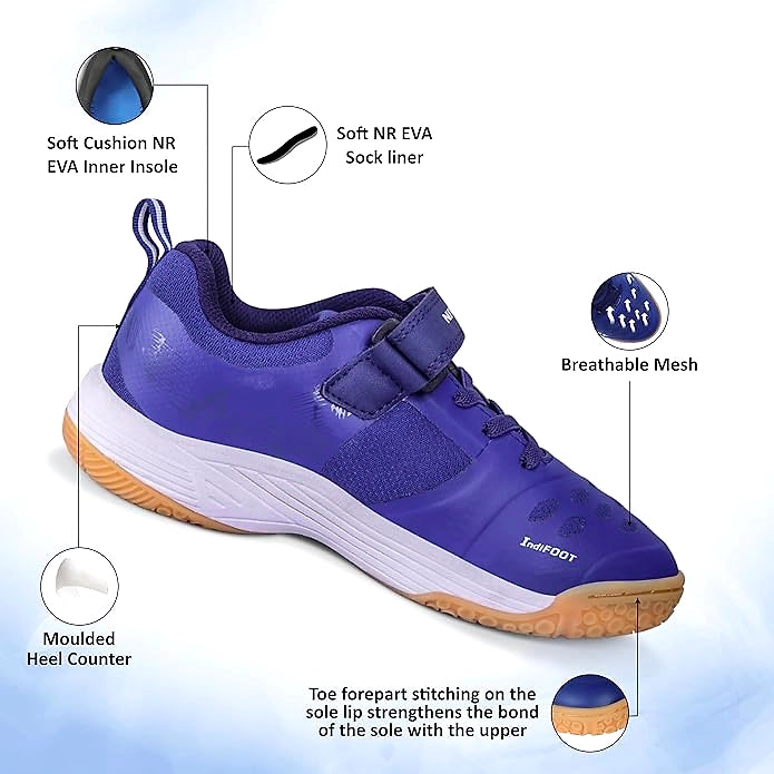 Nivia HY-Court 2.1 Kids Badminton Shoes