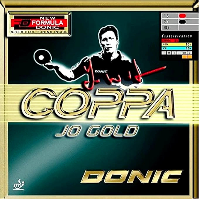 DONIC Coppa Jo Gold Table Tennis Rubber
