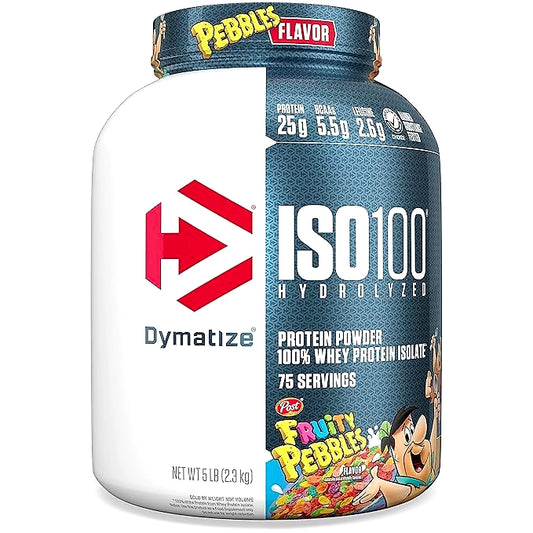 Dymatize Nutrition Iso 100 Hydrolyzed Whey Protein Isolate Powder: Rapidly Absorbing Protein for Muscle Building and Repair