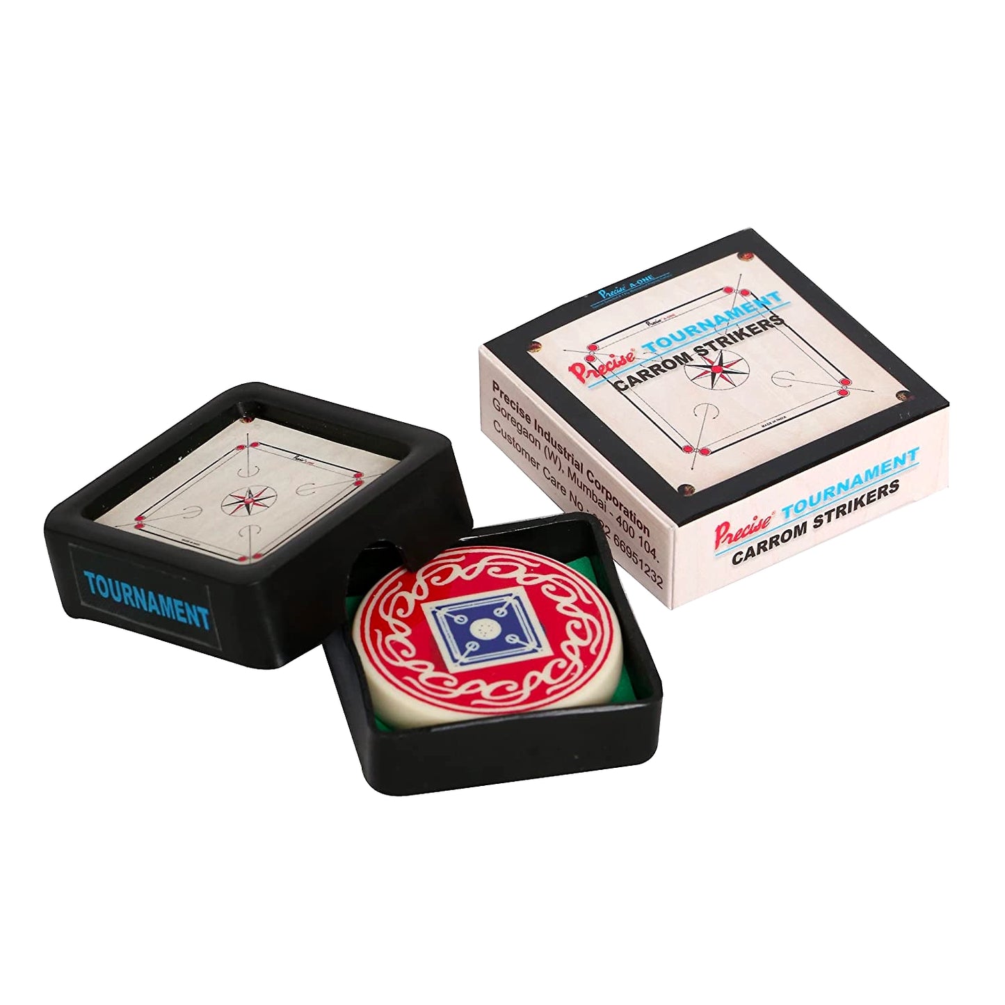 PRECISE PL-S03 TOURNAMENT PLASTIC BOX CARROM STRIKER