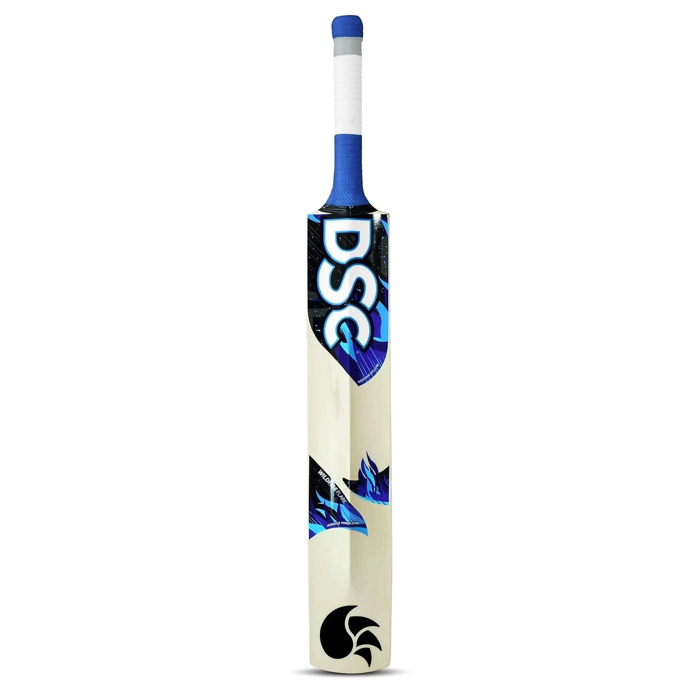 DSC Wildfire Flare Kashmir Willow Cricket Bat for Tennis Ball Cricket: Traditional Bat Shape with High Spine and Maximum Edge Profile
