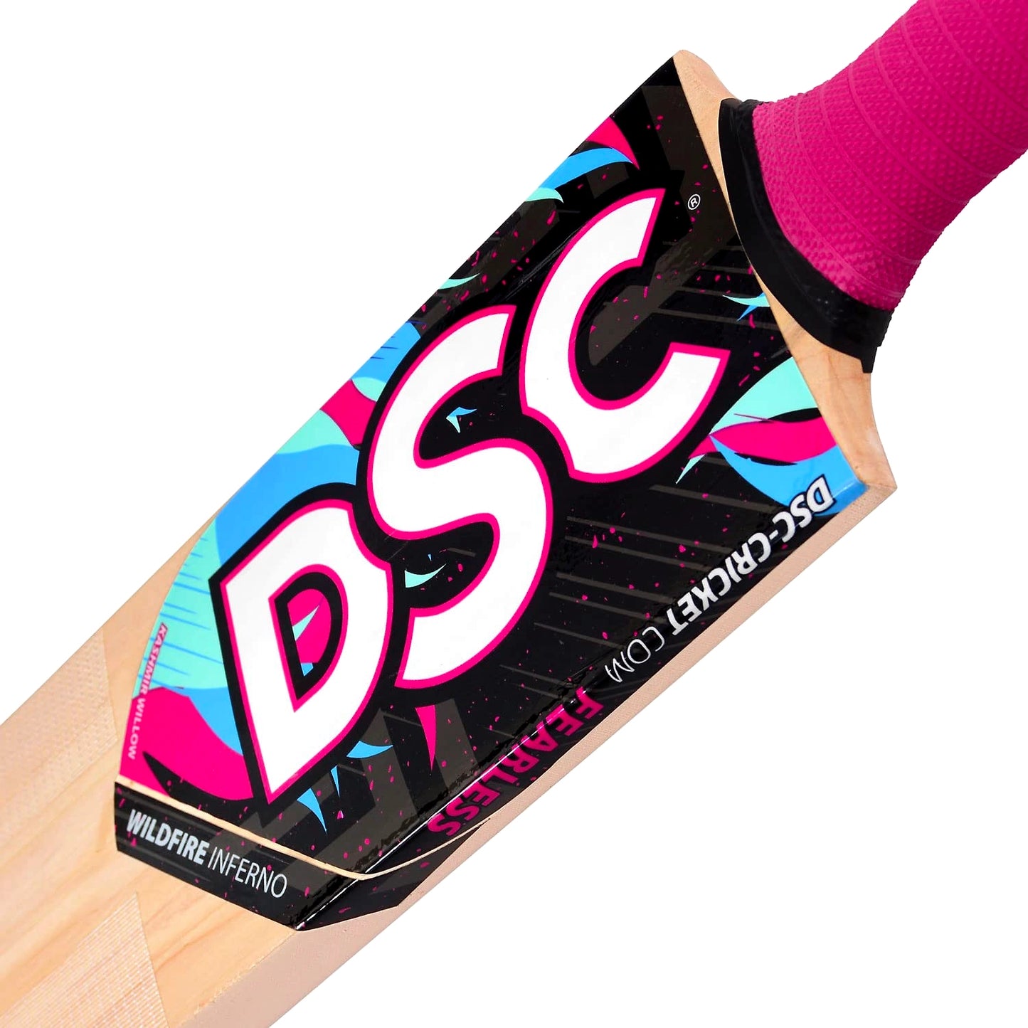 DSC WildFire Inferno Kashmir Willow Cricket Bat for Tennis Ball Cricket: Lightweight and Powerful for Dynamic Play