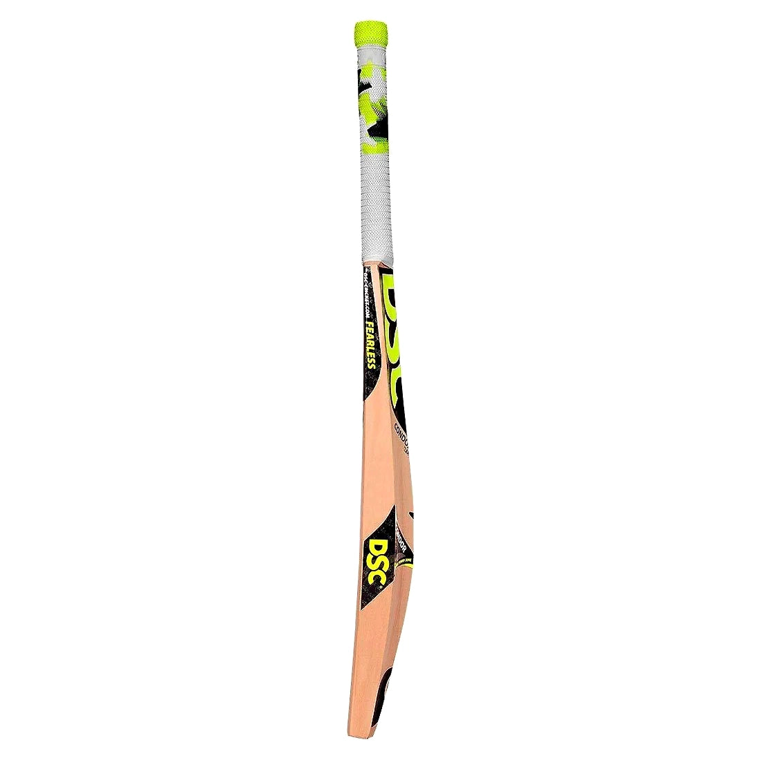 DSC Wildfire Fervor Scoop Tennis Cricket Bat: Kashmir Willow Bat with Extended Power Zone and Toe Guard for Tennis Ball Cricket
