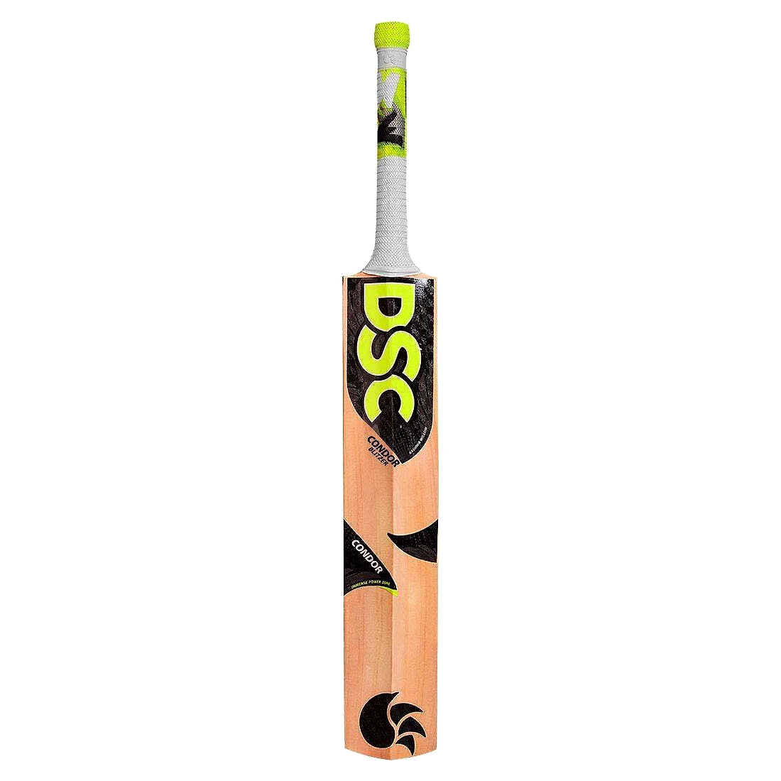 DSC Wildfire Fervor Scoop Tennis Cricket Bat: Kashmir Willow Bat with Extended Power Zone and Toe Guard for Tennis Ball Cricket