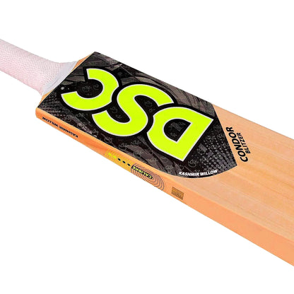 DSC Wildfire Fervor Scoop Tennis Cricket Bat: Kashmir Willow Bat with Extended Power Zone and Toe Guard for Tennis Ball Cricket