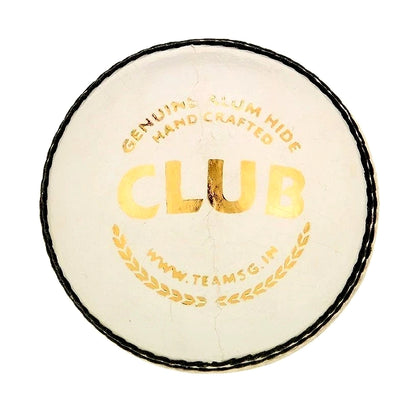 Sg Club Leather White Cricket Ball