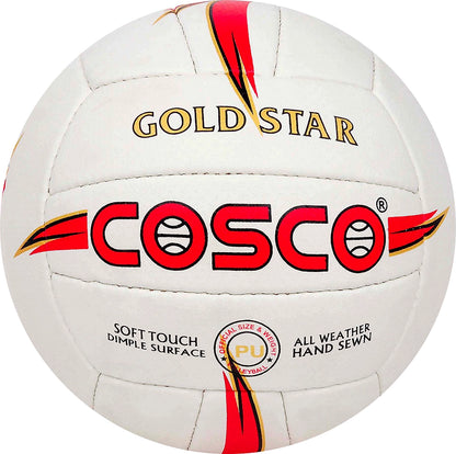 Cosco Gold Star PU Leather Hand Sewn Volley Ball