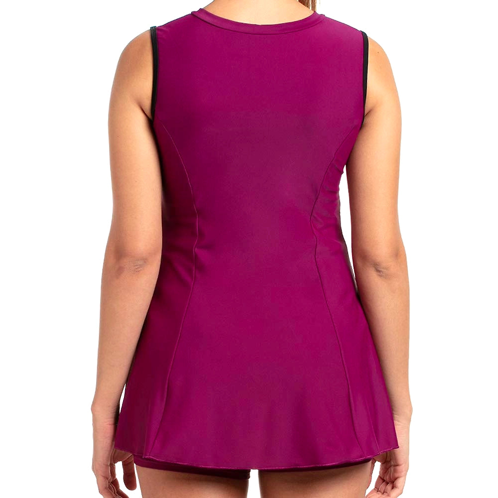 Speedo Closedback Swimdress with Boyleg