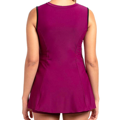 Speedo Closedback Swimdress with Boyleg